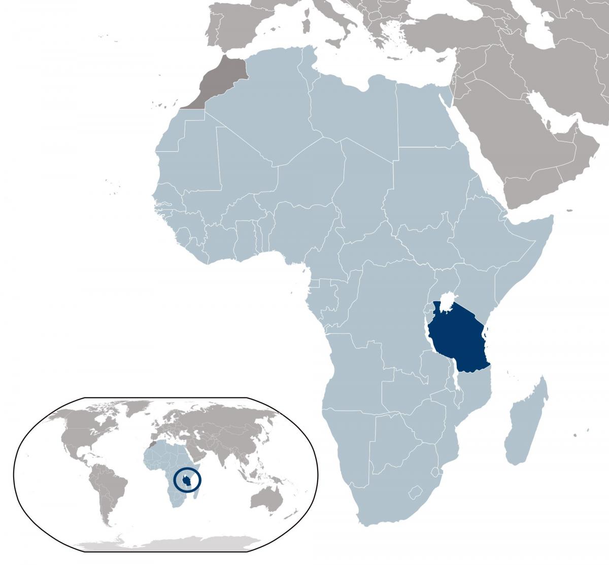 tanzánia térkép