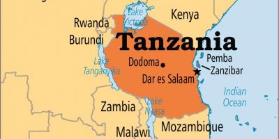 Térkép tanzániai dar es salaam
