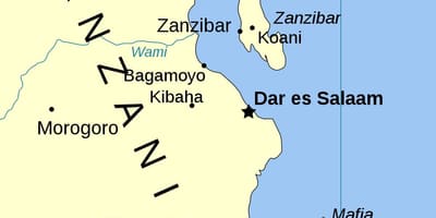 Tanzánia-szigetek térkép