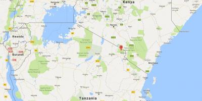 Tanzánia elhelyezkedés a világ térkép