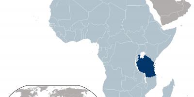 Tanzánia térkép